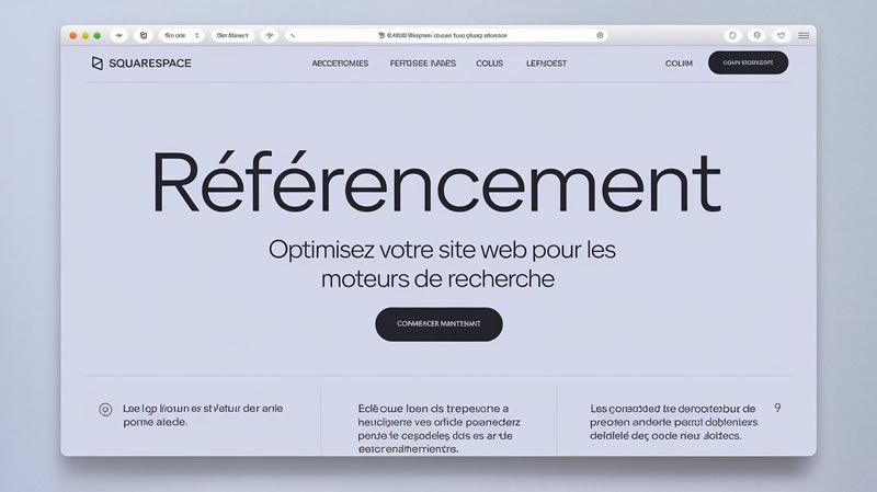 Référencement Squarespace
